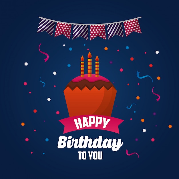 feliz aniversário cartão