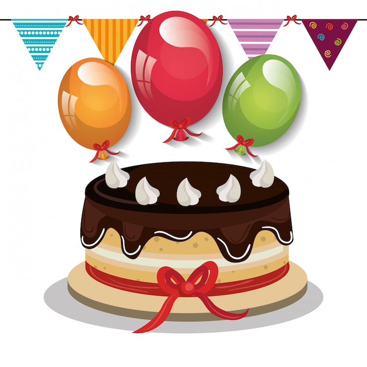 Vetor feliz aniversario design