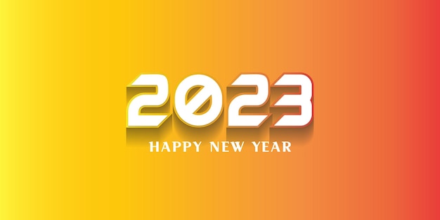 Feliz ano novo 2023 plano de fundo de ano novo