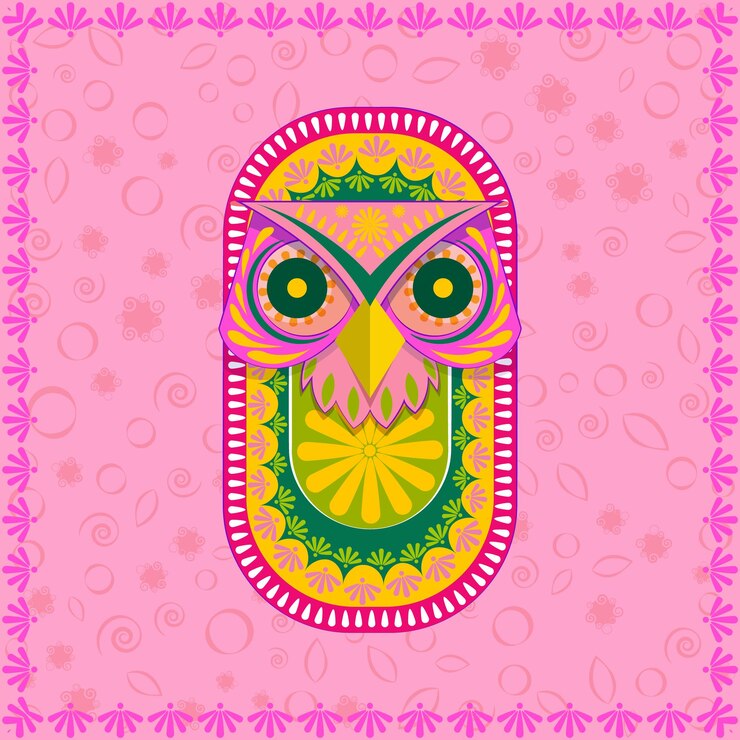 Feliz Ano Novo Bengali Pohela Boishakh Suvo Noboborsho Bengali Desenho Folclórico Tradicional Colorido