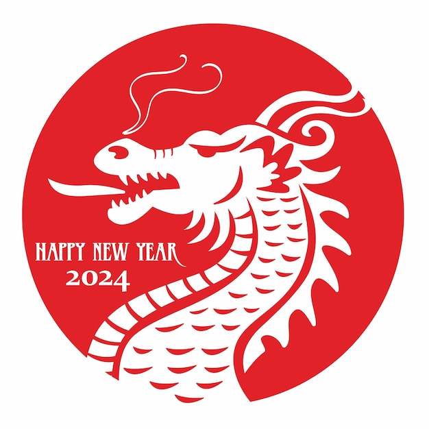 Feliz ano novo chinês 2024 ano do dragão