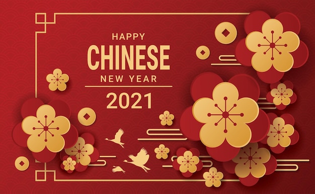 Feliz ano novo chinês de 2021.