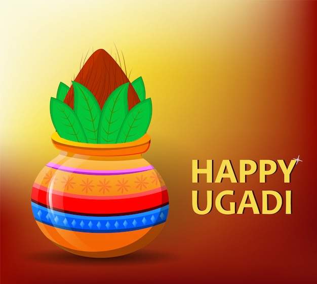 Feliz ano novo hindu ugadi e gudi padwa