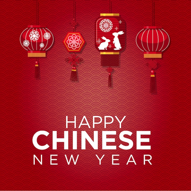Feliz celebração do ano novo chinês
