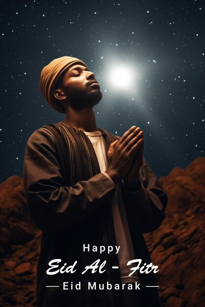 Feliz design de plano de fundo de eid alfitr mubarak