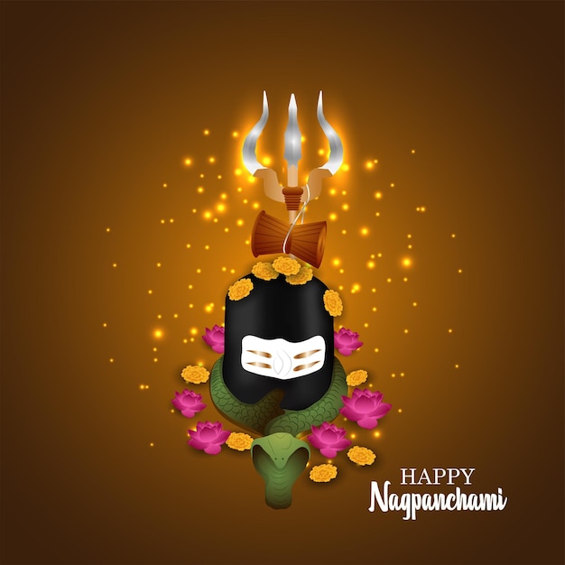 Feliz design do festival indiano nagpanchami