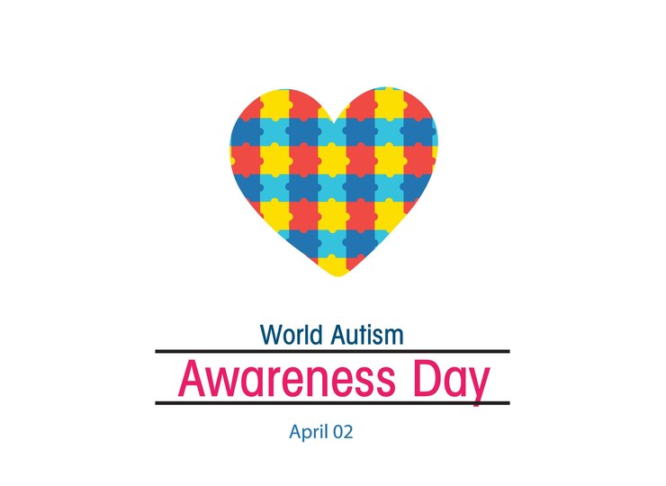 Vetor feliz dia da conscientização do autismo design de banner de mídia social