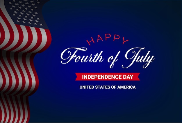 Feliz Dia da Independência da América fundo Feliz 4 de Julho