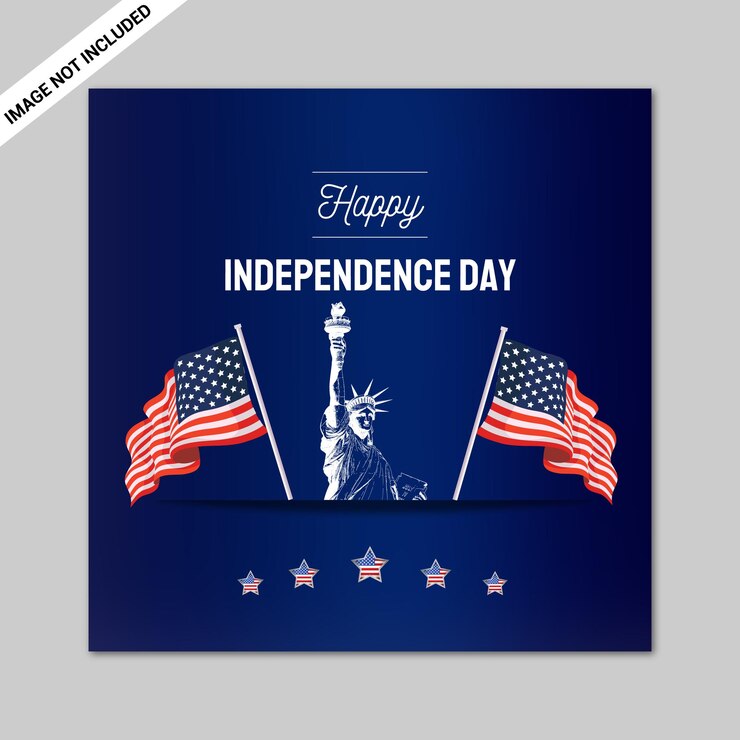 Vetor feliz dia da independência