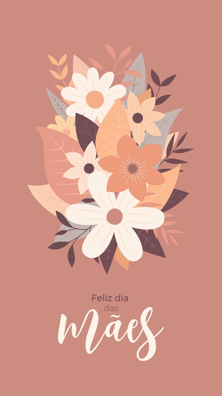 Vetor feliz dia das mães cartao de felicitações