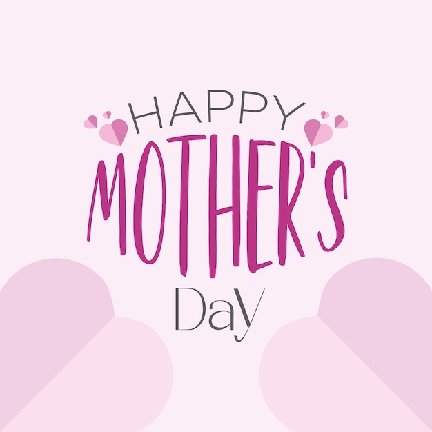 Feliz Dia das Mães desenho tipográfico desenhado à mão letras de férias isoladas em fundo branco