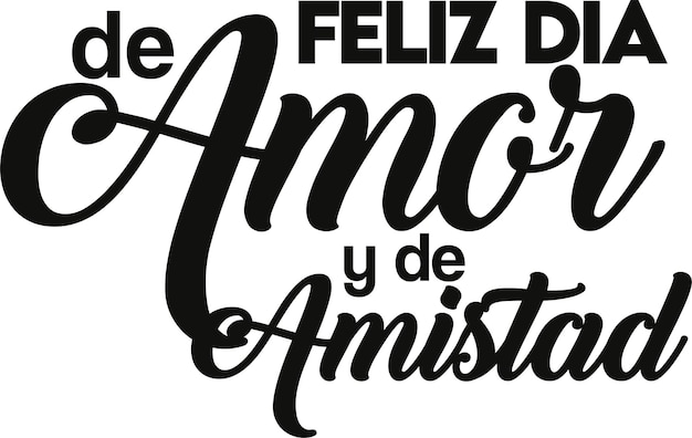 Vetor feliz dia de amor e amizade