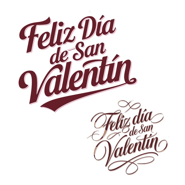 Vetor feliz dia de san valentin espanhol feliz dia de são valentim conjunto de amor ou pacote vector para camiseta de cartaz