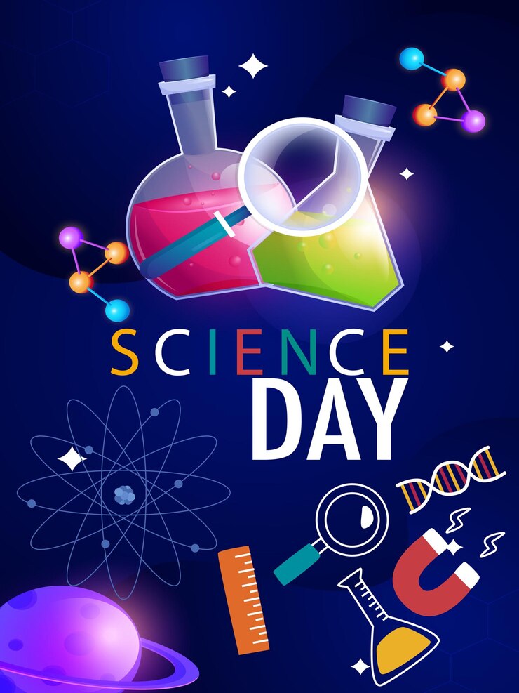 Vetor feliz dia do stem post e flyer
