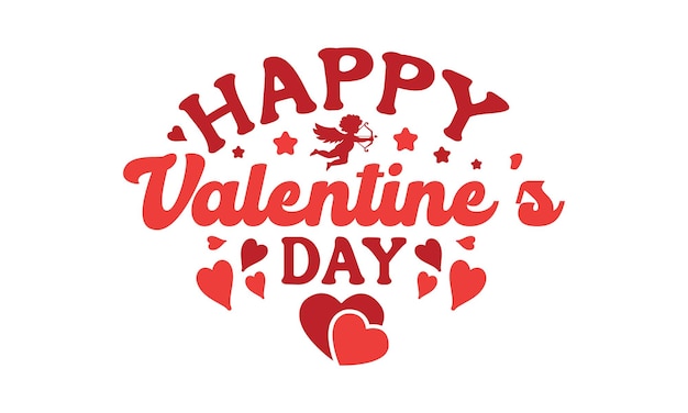 Feliz dia dos namorados tipografia citações de camisetasCricut Cut FileSilhouettevectorLovevalentine svg