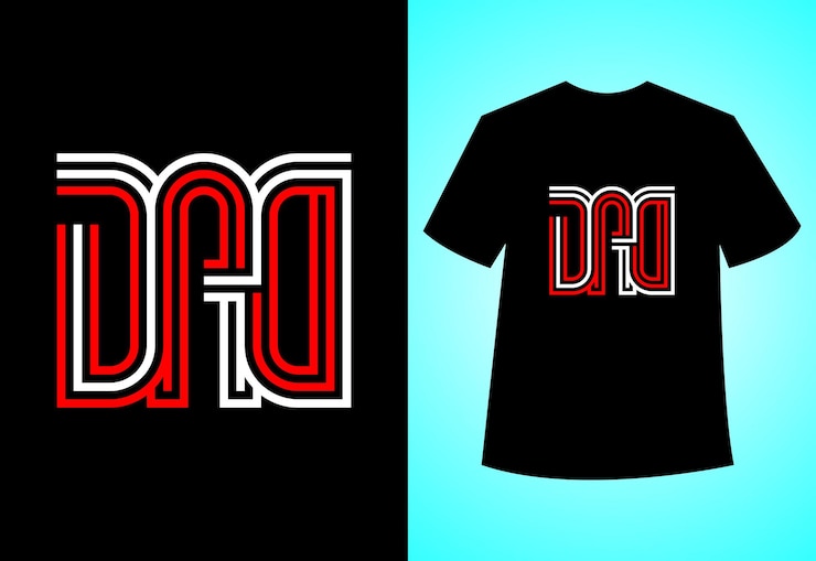 Vetor feliz dia dos pais tipografia vetor pai camiseta design