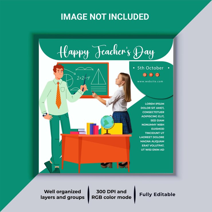 Vetor feliz dia dos professores em um quadro com diferentes elementos escolares esboços dia dos professores