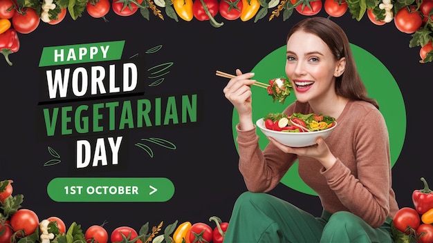 Feliz Dia Mundial do Vegetarianismo