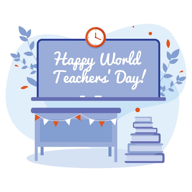 Feliz dia mundial dos professores
