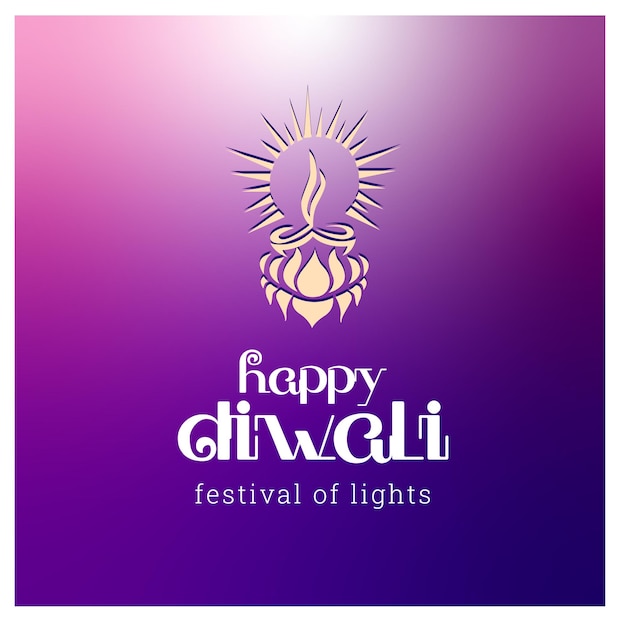 Vetor feliz diwali cultural festival design de banner elegante elemento de design de mídia social