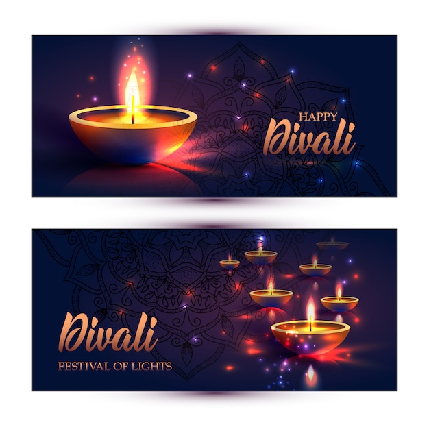 Feliz diwali festival das luzes