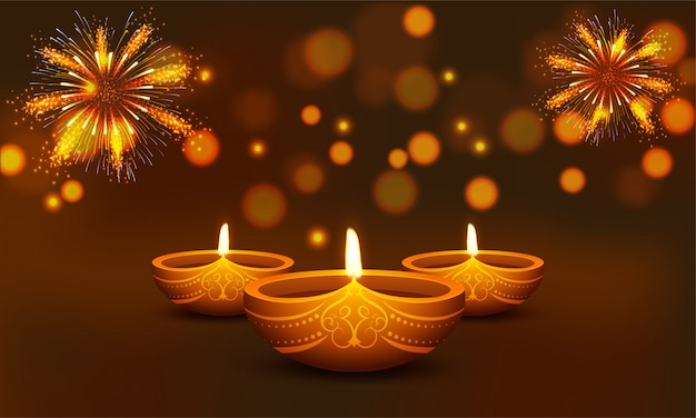 Feliz diwali fundo.