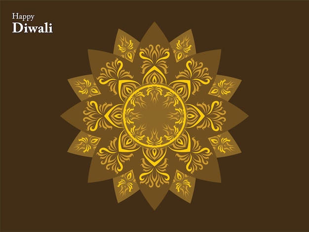 feliz diwali hindu tradicional ornamento lâmpada festival índia elemento mandala chinês buda étnico
