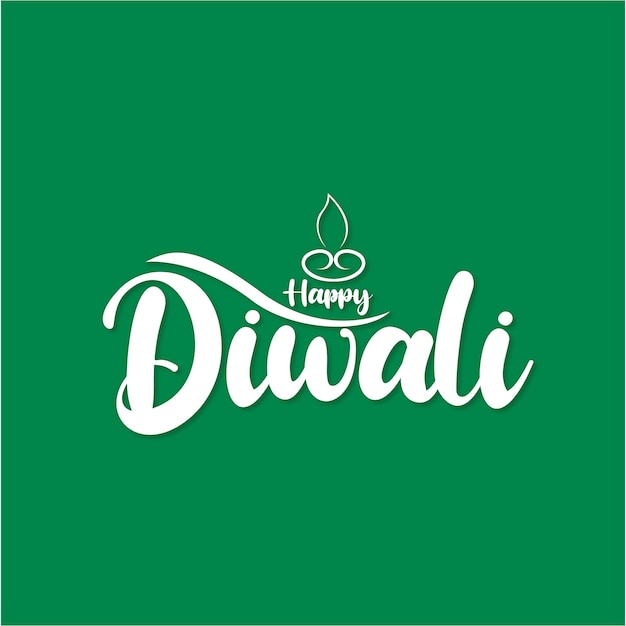 Feliz diwali texto design