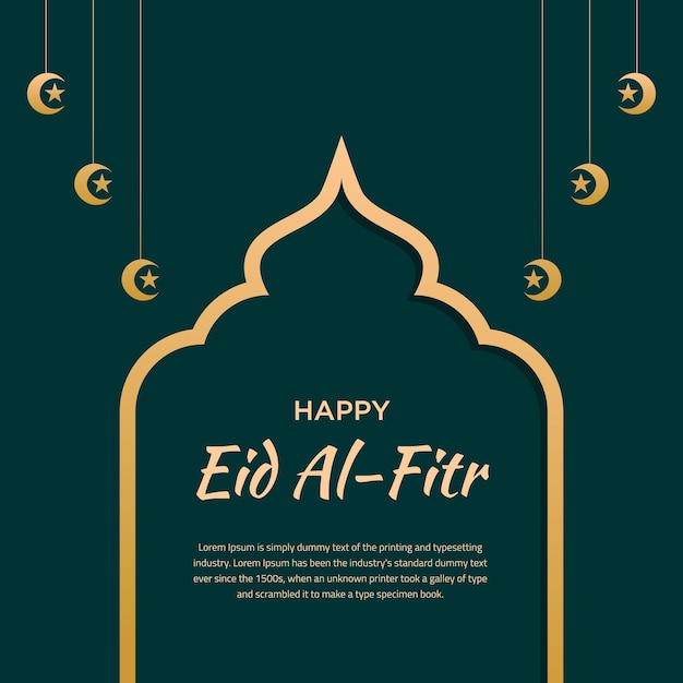 Feliz eid alfitr fonte de origem