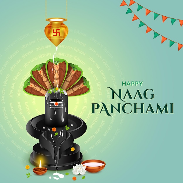 Feliz festival indiano naag panchami