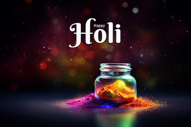 Vetor feliz fundo de holi