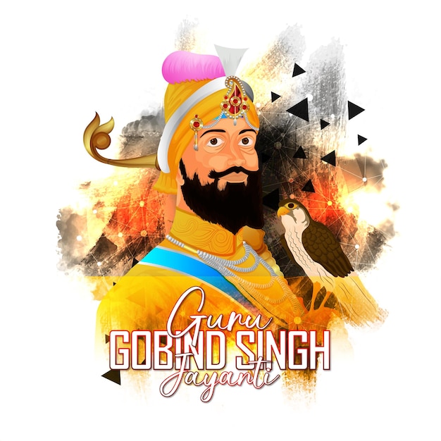 Feliz guru gobind singh jayanti fundo