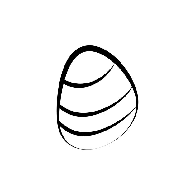 Feliz ilustração de ovo de páscoa