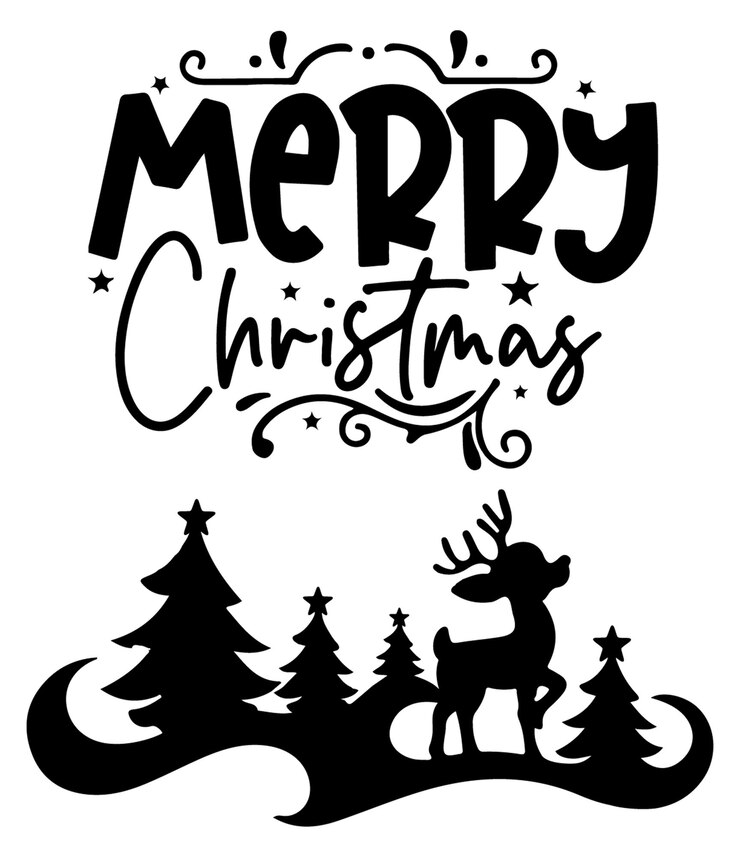 Vetor feliz natal banner com trenó e renas