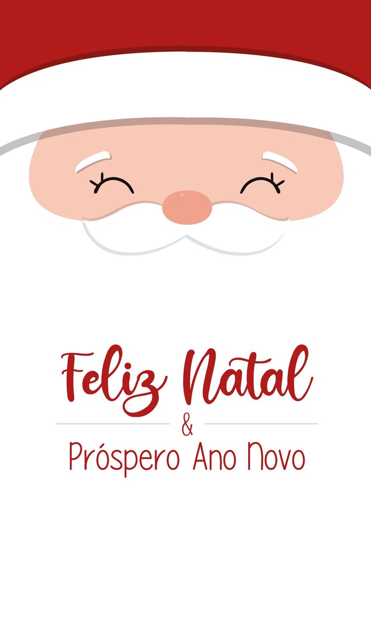 Vetor feliz natal com o vetor do cartão de papai noel