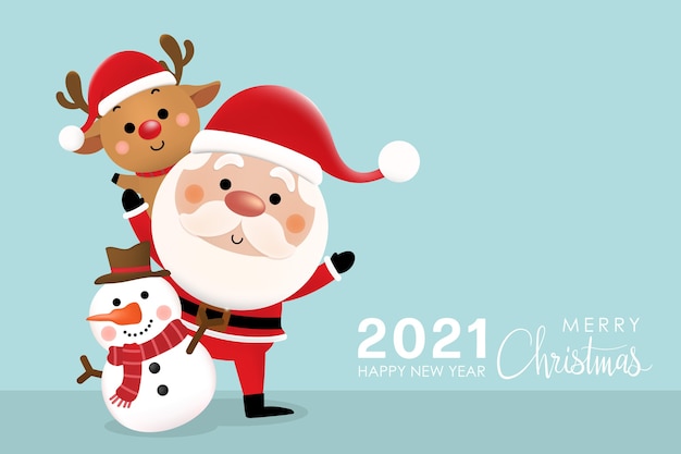 ho ho ho - texto com símbolos. papai noel, renas e boneco de neve com trio.  citação engraçada de feliz natal. 12763616 Vetor no Vecteezy