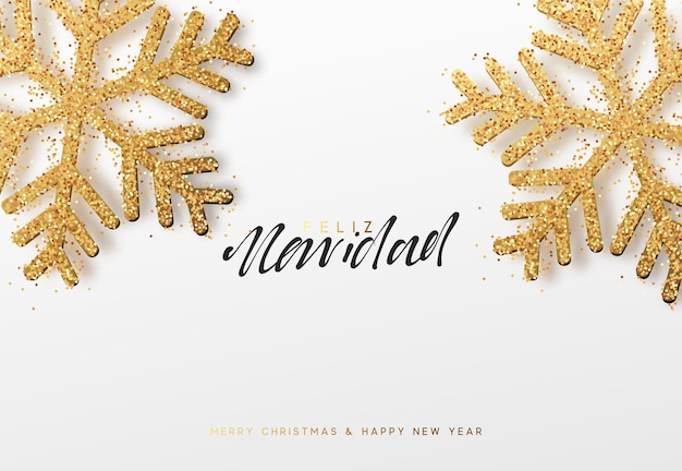 Feliz Natal e feliz ano novo fundo de férias. ilustração vetorial