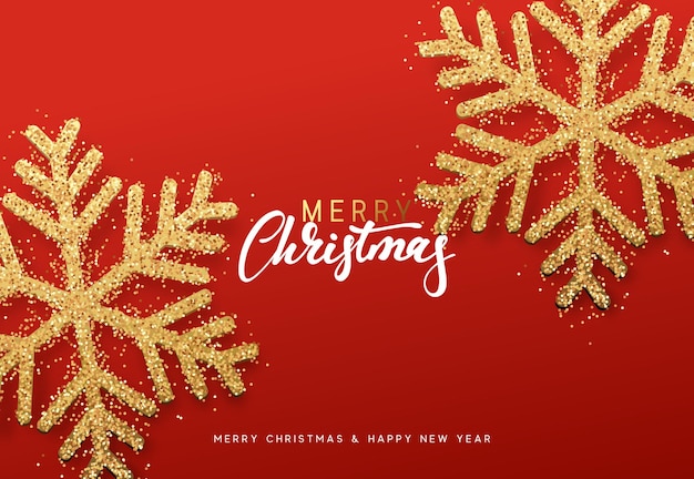 Feliz Natal e feliz ano novo fundo de férias. ilustração vetorial