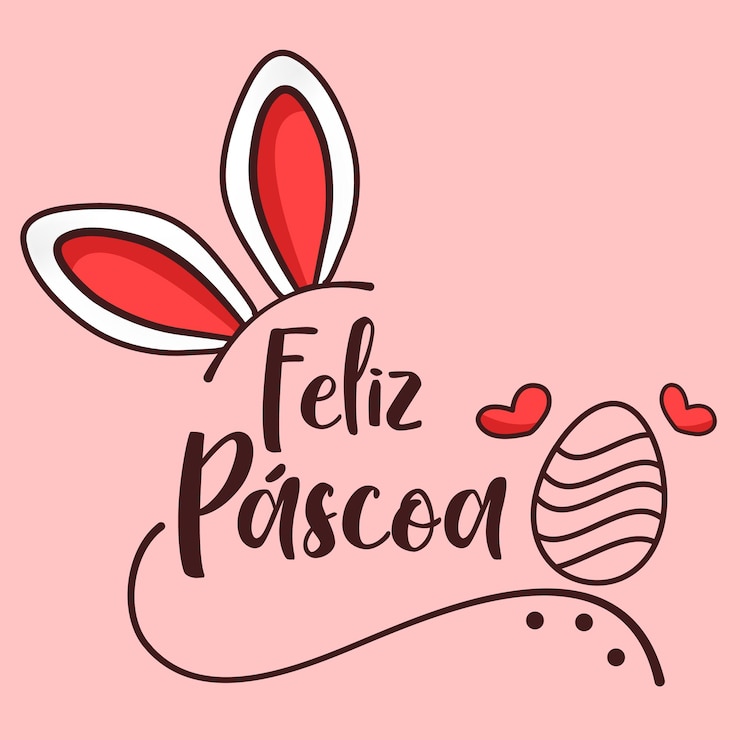 Vetor feliz páscoa brasil ilustração vetor