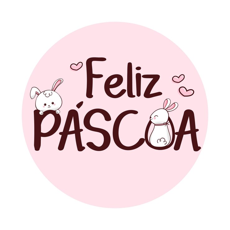 Vetor feliz páscoa brasil vetor