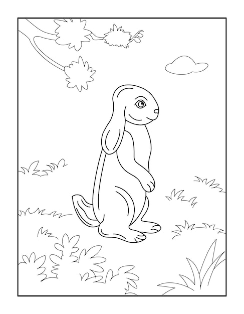 Feliz Páscoa para colorir para crianças Livro de colorir para relaxar e meditar