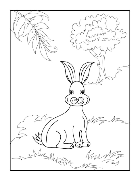 Feliz Páscoa para colorir para crianças Livro de colorir para relaxar e meditar