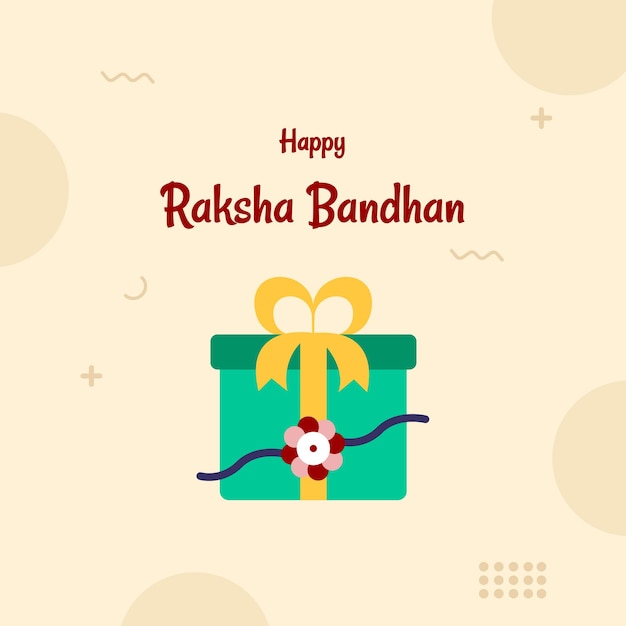 Feliz raksha bandhan festival deseja cartão de felicitações