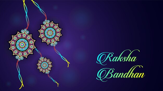 Feliz raksha bandhan fundo de celebração