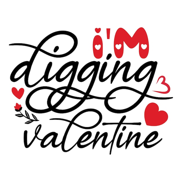 Feliz t-shirt de dia dos namorados e design svg valentine svg quotes arquivo vector eps