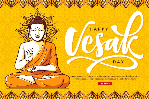 Feliz Vesak Background