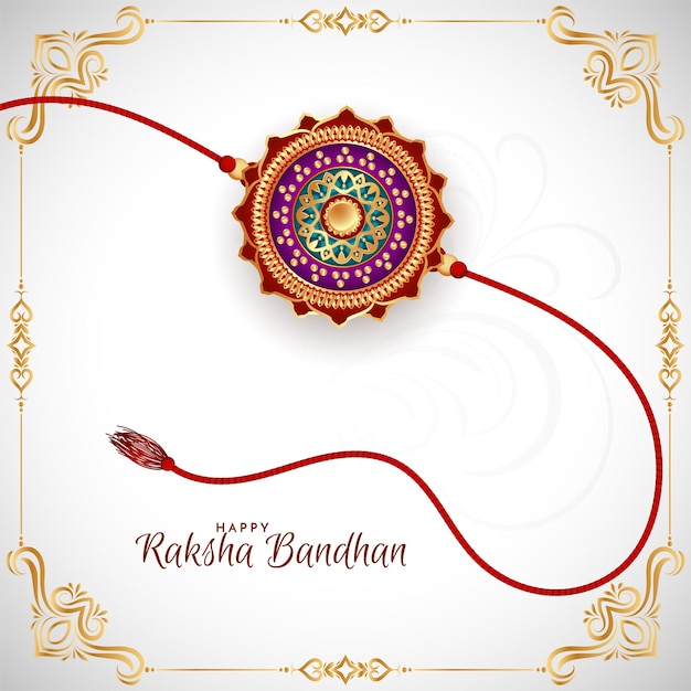 Vetor feliz vetor de design de cartão do festival hindu raksha bandhan