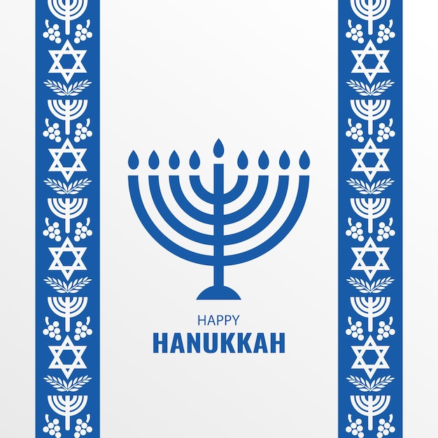 Saudação de feriado de Hanukkah com ícone de pião e texto em inglês 4208857  Vetor no Vecteezy