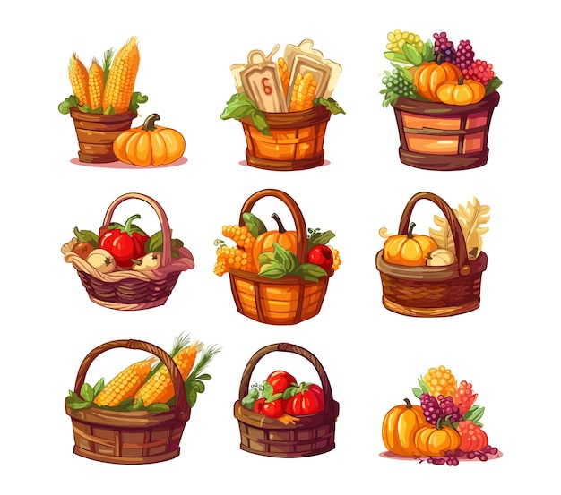 Festa da colheita de outono festa das frutas de outono
