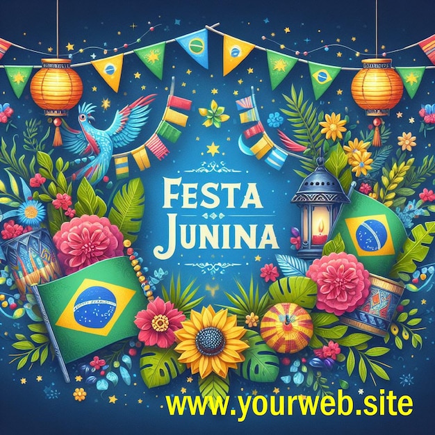 Vetor festa de junina